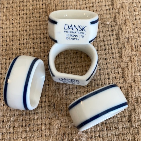 Dansk Other - Vintage 8 pc. Set Dansk Bistro Napkin Rings